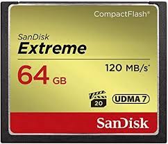 SANDISK EXTREME 64GB TARJETA DE MEMORIA COMPACTFLASH (SDCFXSB-064G-G46)