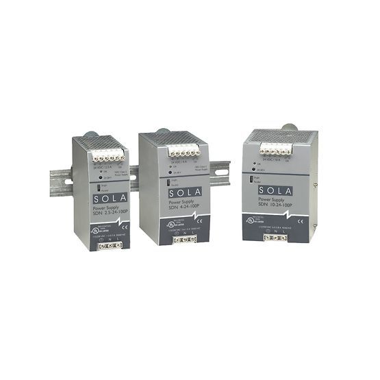 Hevi-Duty SDN2.5-24-100P Power Supply, 2.5A, 1P, 85-264VAC, 24VDC, DIN