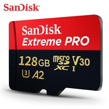 Memoria Flash SanDisk Extreme Pro, 128GB MicroSDXC Clase 10, con Adaptador