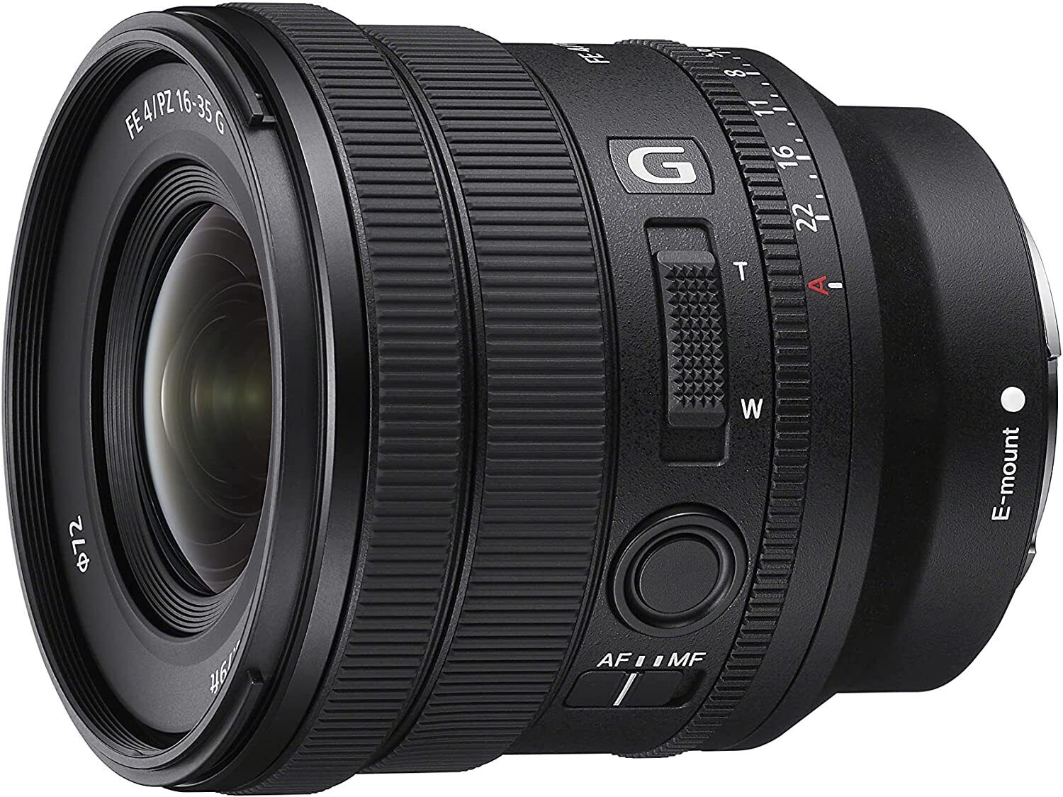 Sony FE PZ 16-35 mm F4 G - fotograma completo apertura constante gran angular zoom de potencia G