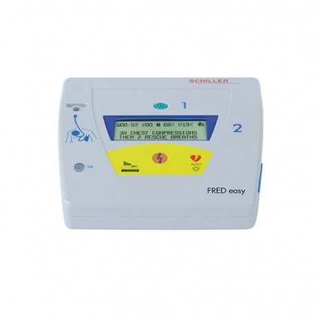 DESFIBRILADOR FRED EASY COMPLETAMENTE AUTOMATICO S/TRAZO SCHILLER