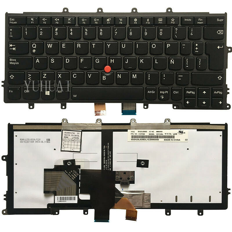 Lenovo ThinkPad X230S X240 X240S X250 X260 X270 Latin Keyboard with backlight