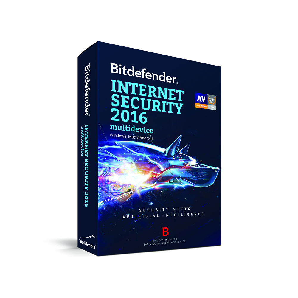 BITDEFENDER INTERNET SECURITY MULTIDISPO 2016 2YR 10USR MX (TMBD-049)