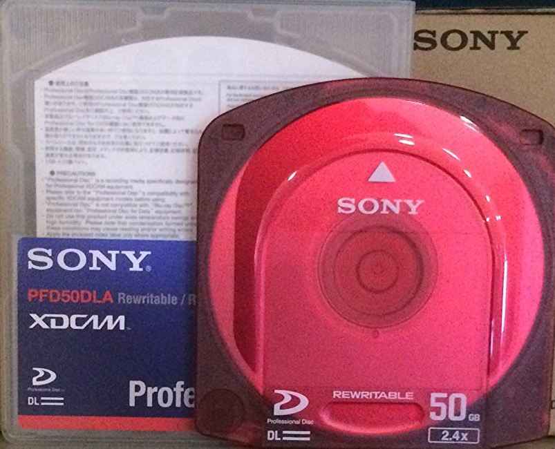 DISCO PROFESIONAL SONY PFD-50DLA PARA XDCAM 50GB DUAL LAYER