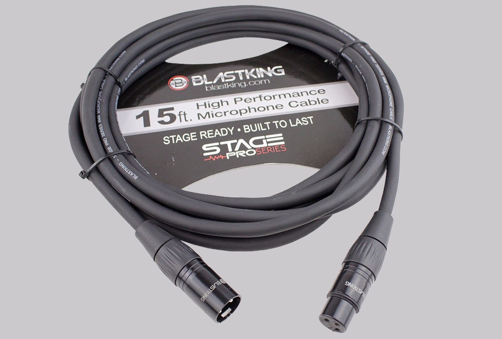 MICROPHONE AUDIO CABLE XLR 3 PIN MACHO A XLR HEMBRA 8mm (15ft)