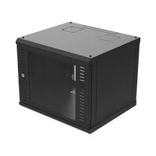 Gabinete para Montaje en Pared Cuerpo Fijo con Rack 19" de 9 Unidades.