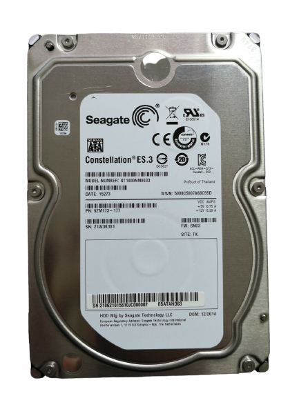 Disco Duro Interno Seagate Constellation ES.3 3.5 plg, 1TB, SATA III, 6 Gbit/s, 7200RPM, 128MB Cache