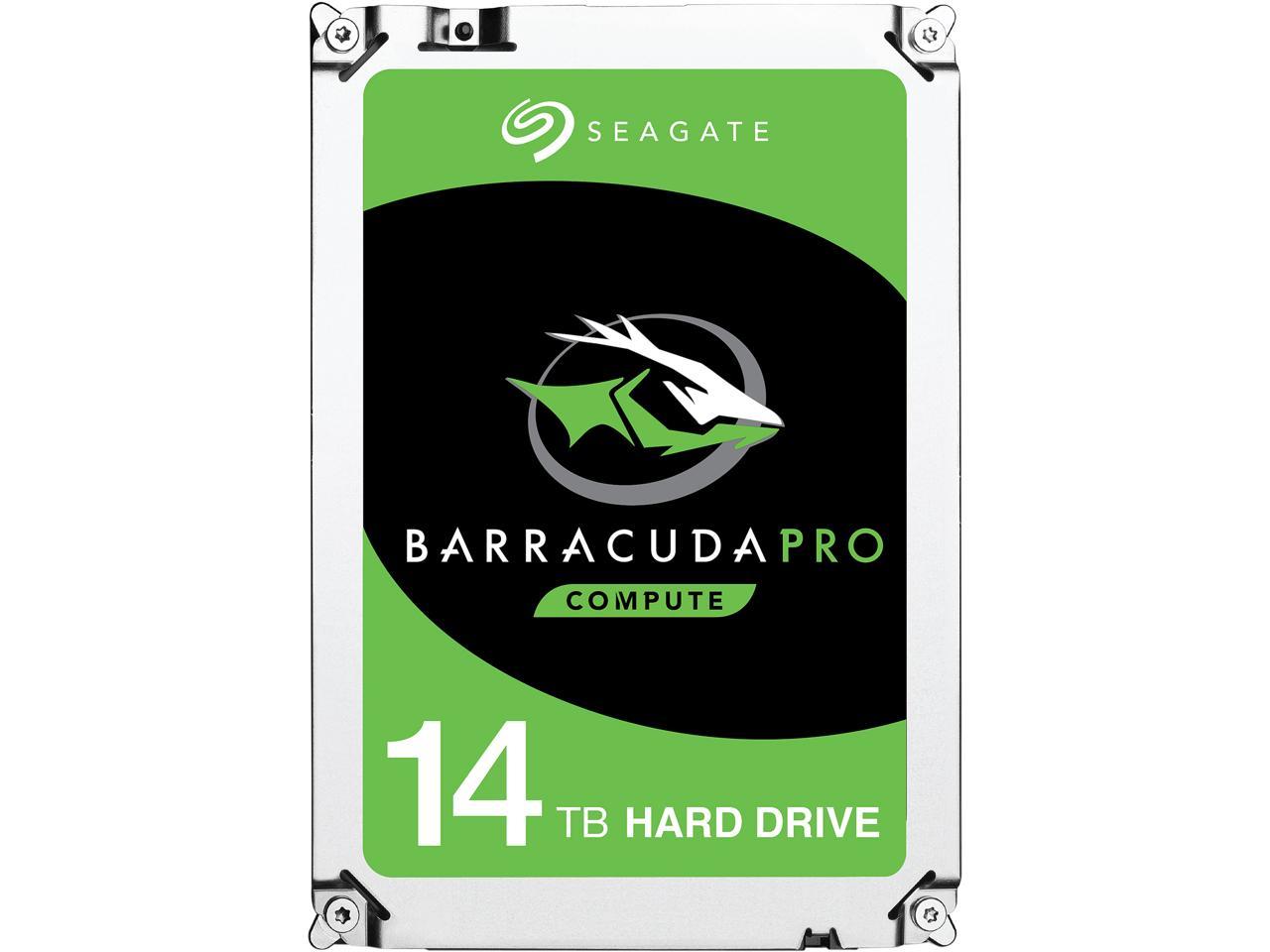 Seagate BarraCuda Pro ST14000DM001 14TB 7200 RPM 256MB Cache SATA 6.0Gb/s 3.5 plg Internal Hard Drive