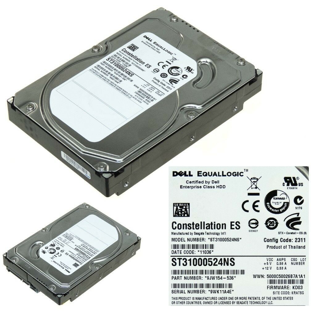 Seagate IBM ST31000524NS 1TB 7200RPM SATA 3Gb s 3 5 HDD  Security CCTV DVR PC