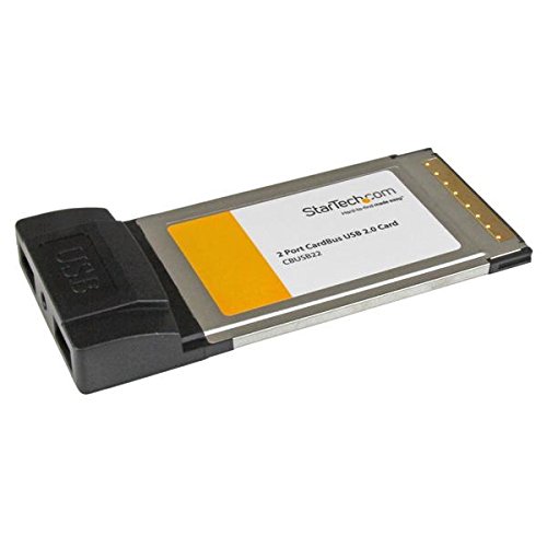 2 puertos Cardbus USB 2.0 para Laptop PC Adaptador de tarjeta (cbusb22)