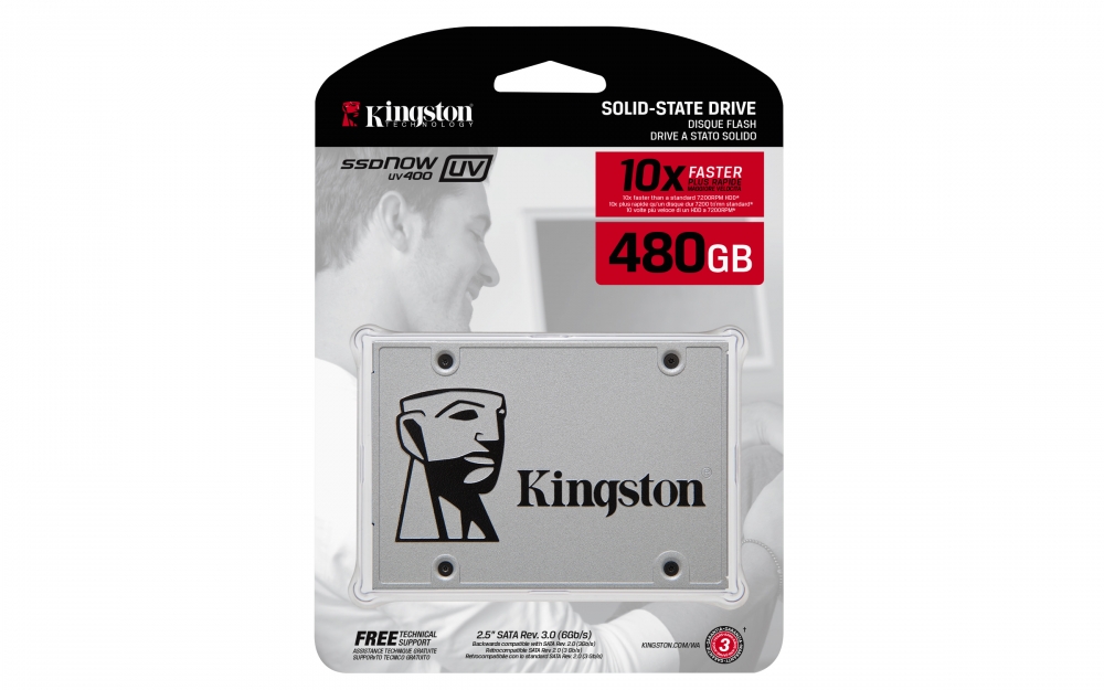 KINGSTON HD SUV400S37/480G, 480GB, SSD 2.5, SATA 3, 550MB/s Read & 500MB/s WRITE