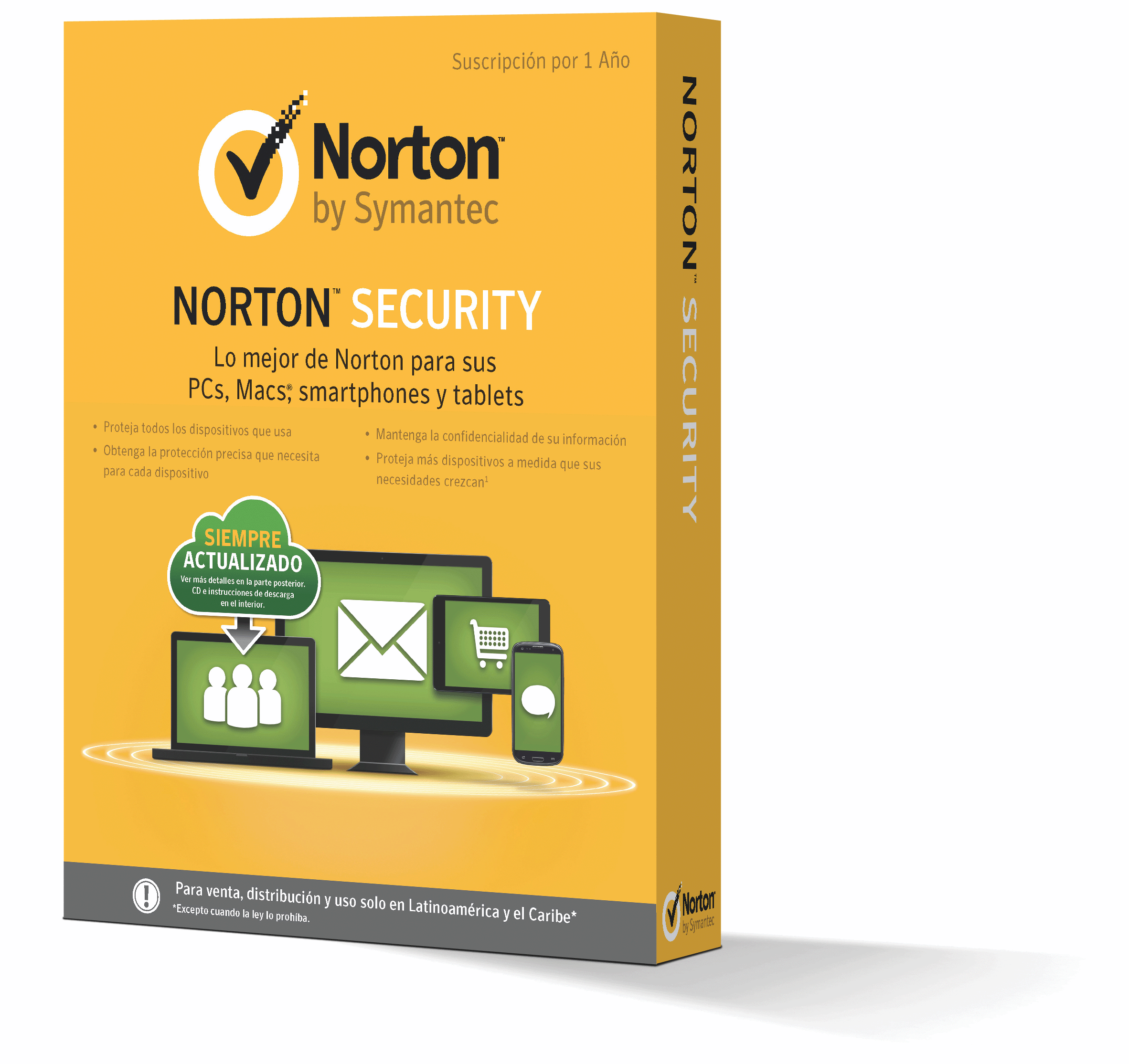 NORTON SECURITY 2.0 SL 1 DISPOSITIVOS 1 AÃ‘O CAJA ( 21333621 )