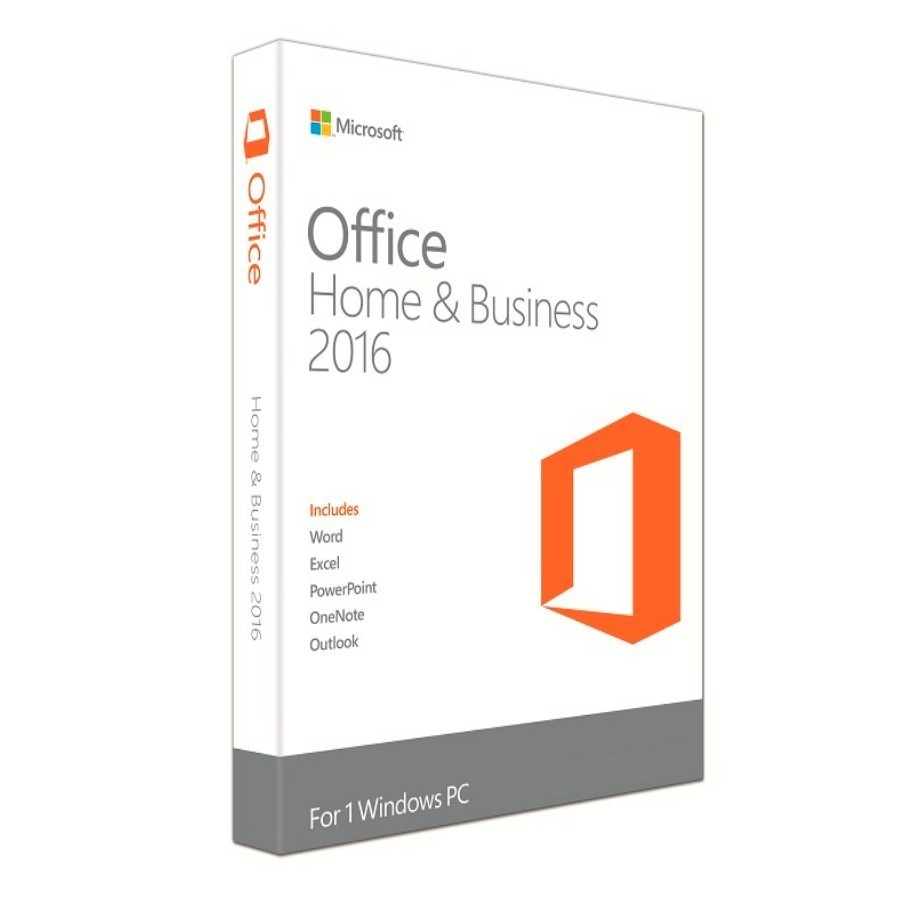 MICROSOFT SW T5D-02713 OFFICE HOME & BUSINESS 2016 FPP 32/64 BIT