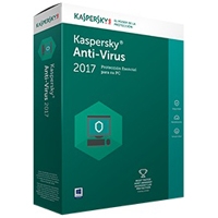 KASPERSKY SW TMKS-170 ANTIVIRUS 2017 - 10 USUARIOS 1 AÃ‘O