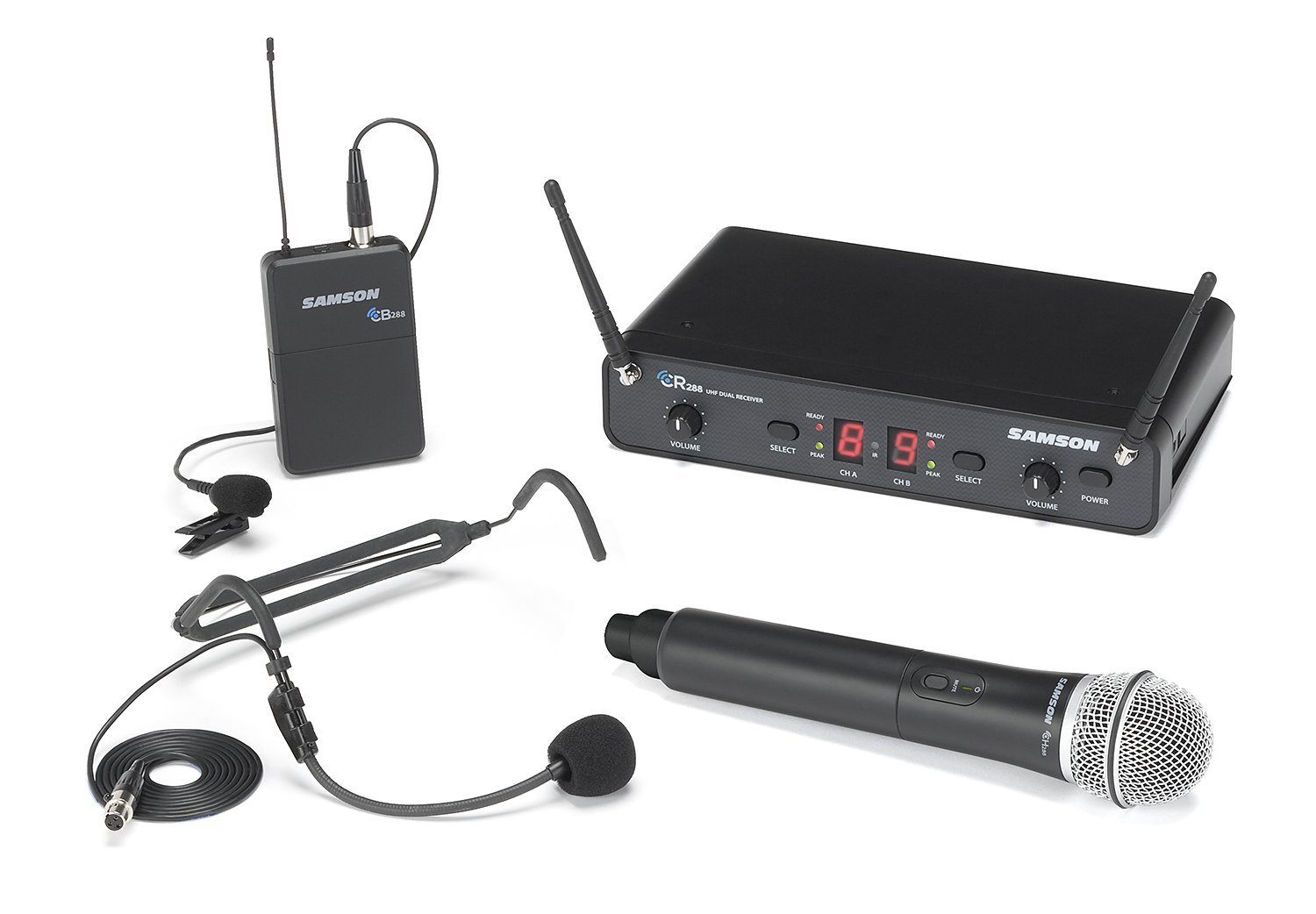 SAMSON CONCERT 288 ALL-IN-ONE DUAL CHANNEL WIRELESS SYSTEM (CHANNEL H)