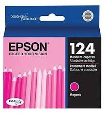 Epson 124 Magenta Original Moderate Capacity Ink Cartridge| T124320