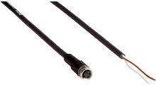 Cable de 3 polos con conector M8 Hembra 50MTS