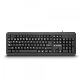 TECLADO ESTANDAR TRUE BASIX TB-01005 NEGRO, USB