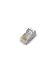 Conector plug RJ45 para cable UTP / CAT 6 / Con Guía / Paquete 100 piezas