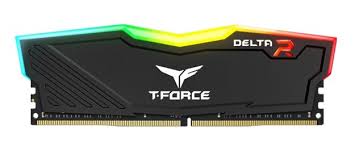 MEMORIA RAM TEAMGROUP T FORCE DELTA 8GB RGB DDR4 3200MHZ NEGRA TF3D48G3200HC16C01