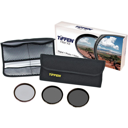 Paquete de filtros 58mm : polarizer, black mist y neutral density