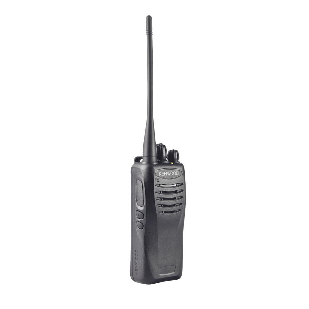 UHF (450-520 MHz) Potente y robusto de audio excepcional, 5 W de potencia, 2 teclas programables
