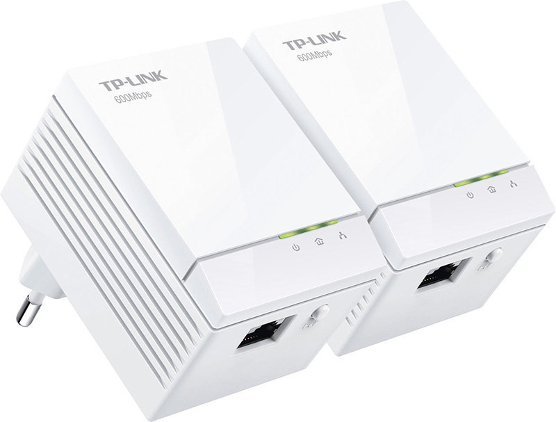 TP-LINK NP  TL-PA6010 Starter Kit AV600 Gigabit Powerline Adapter Starter Kit, Compact Size, Homeplug AV, Multistreaming, 600Mbps powerline datarate, Gigabit Ethernet, Twin Pack