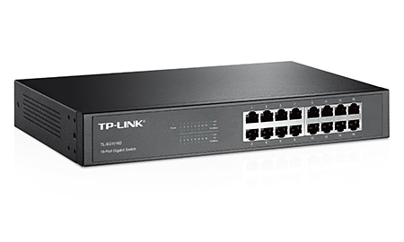 SWITCH 16 PUERTOS 100/1000 TL-SG1016D