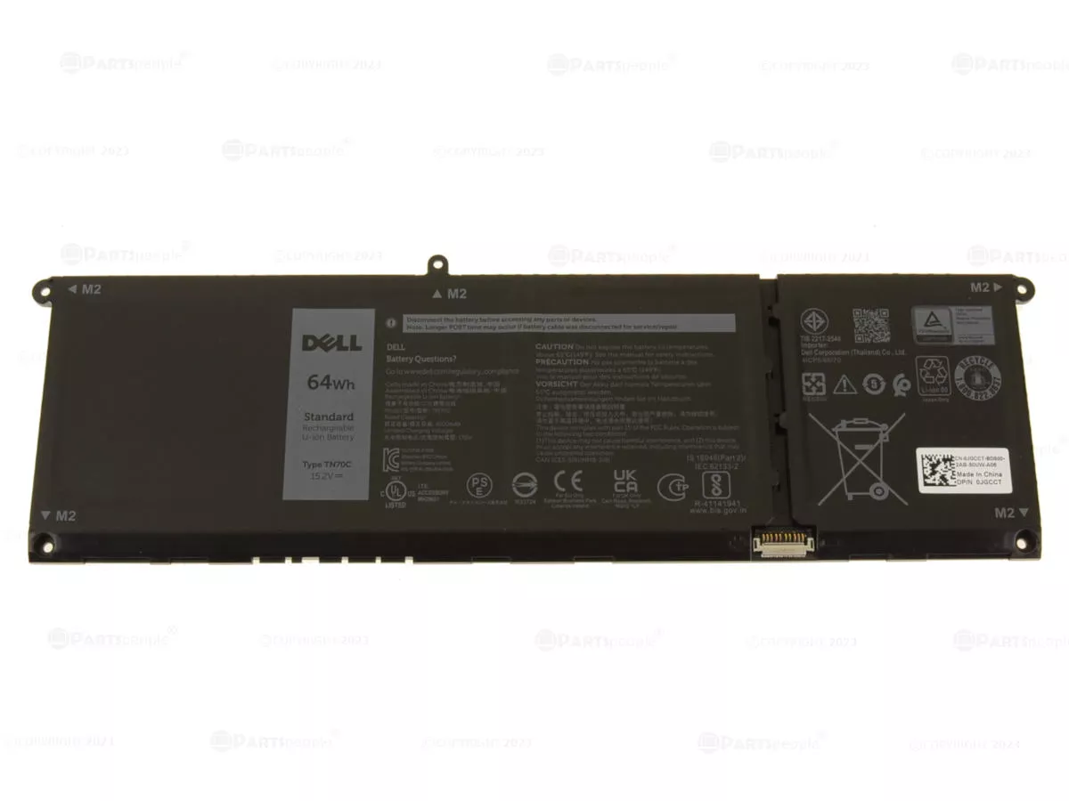 DELL OEM INSPIRON 14 PLUS 7420 4-CELL 64WH LAPTOP BATTERY - TN70C W/ 1 YEAR WARRANTY