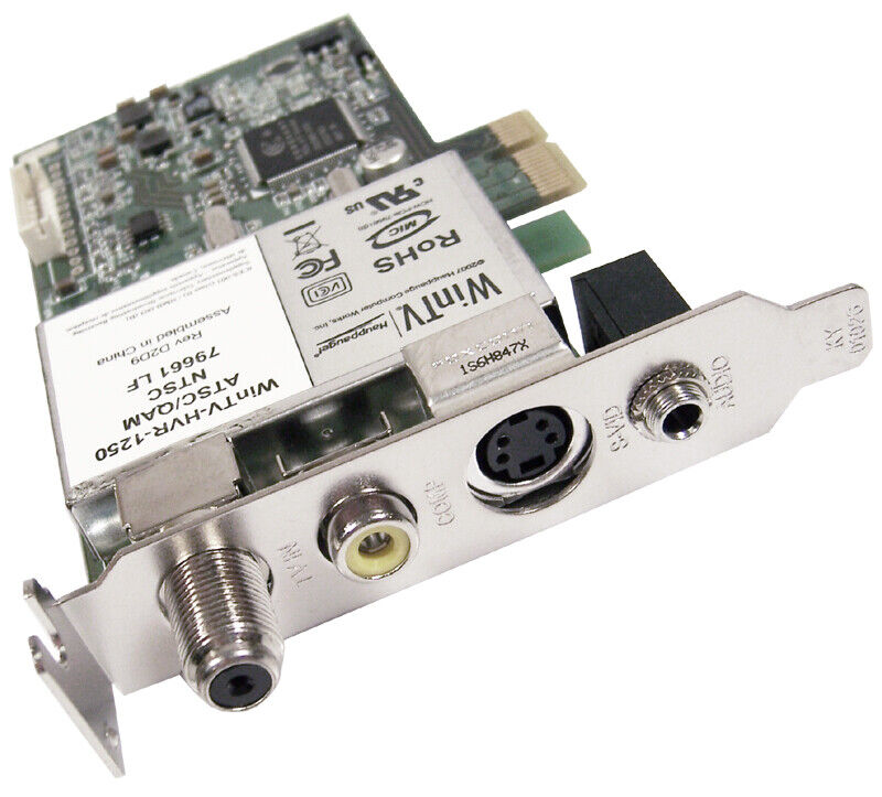Tarjeta sintonizadora de TV HP WinTV HVR-1250 PCIe X1 nueva tarjeta de soporte de bajo perfil 469496-001