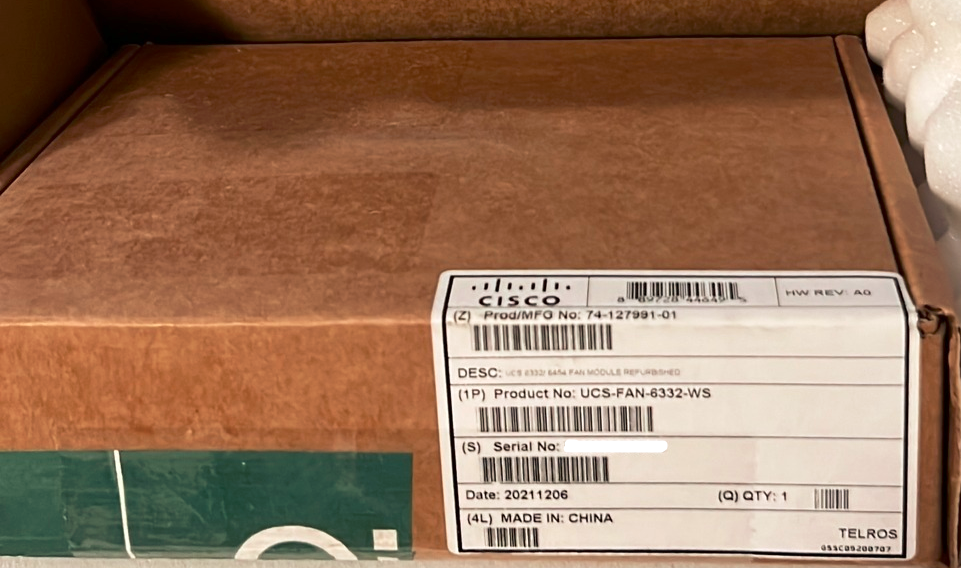 Módulo de ventilador Cisco UCS-FAN-6332, UCS 6332/6454-
