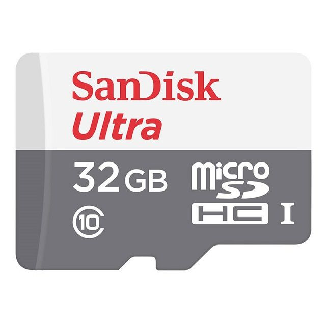 Memoria Flash SanDisk Ultra  32GB microSDHC UHS I Clase 10 con Adaptador