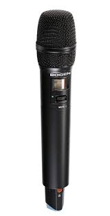 Clip de soporte de micrófono Bogen Communications MC28 para micrófono de mano inalámbrico UHT800