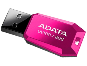 MEM FLASH 8GB ADATA AUV100-8G-RPK ROSA