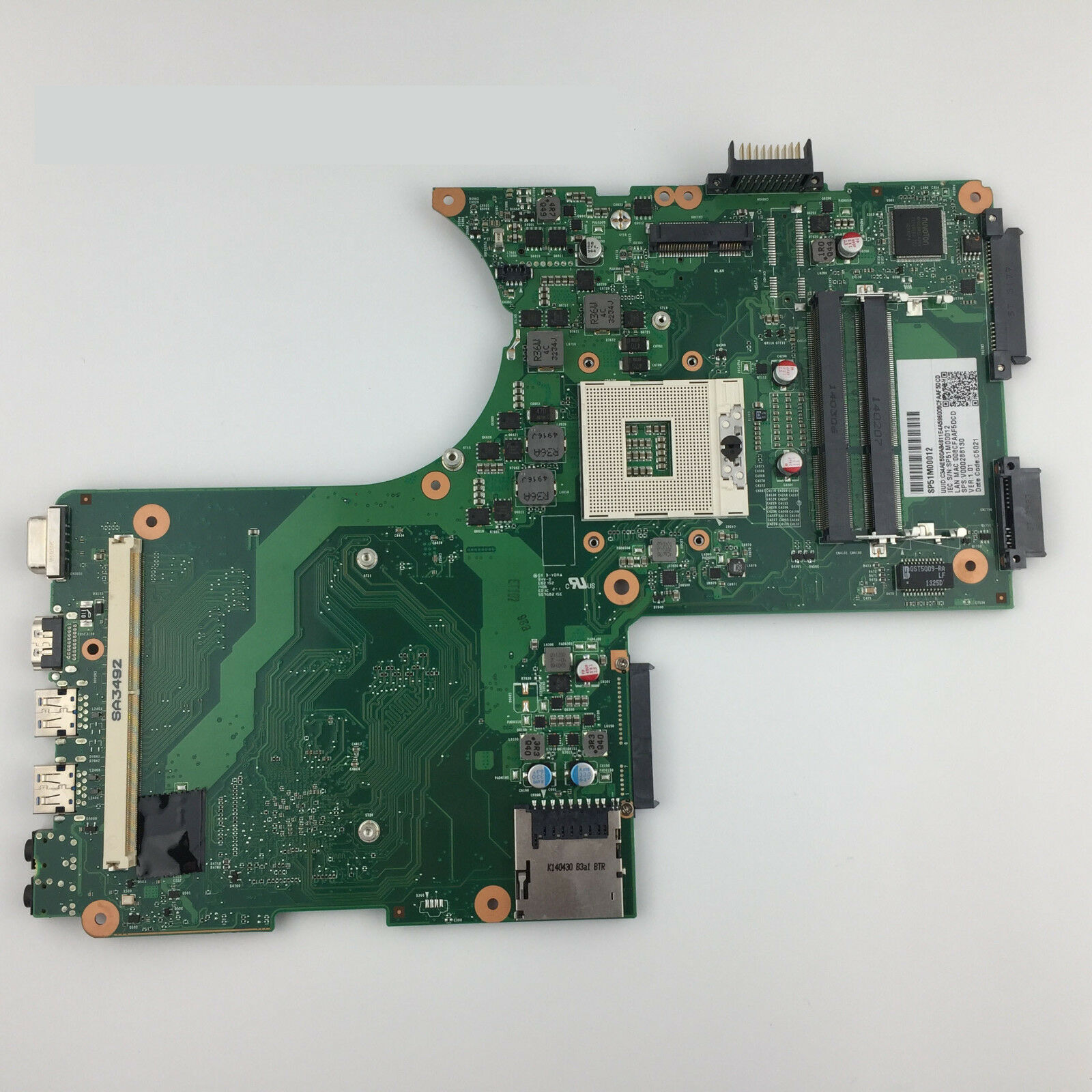 V000288130 for Toshiba Qosmio X875 X870 Laptop Motherboard Intel CPU