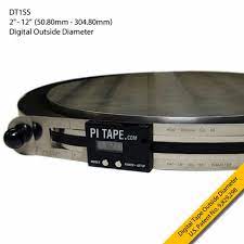 PI TAPE DT1SS PRECISION DIGITAL OUTSIDE DIAMETER AND OUTSIDE CIRCUMFERENCE TAPE 2-12IN