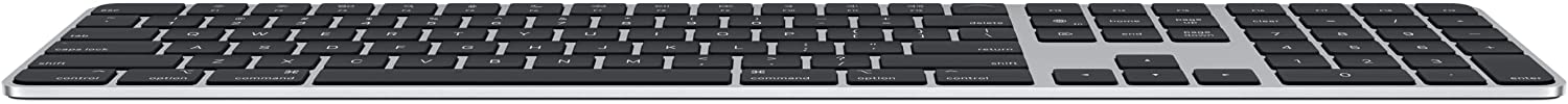 Apple Magic Keyboard with Touch ID and Numeric Keypad (for Mac Computers with Apple Silicon) - French - Black Keys.