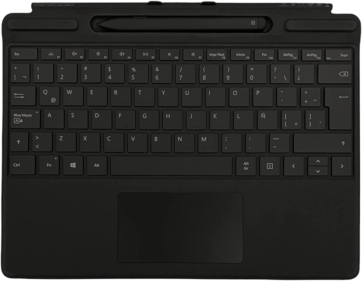 Microsoft Surface Pro X Signature Keyboard with Surface Slim Pen - Black - Spanish
