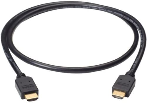 Cable HDMI de alta velocidad con Ethernet, color negro con caja, 16.4 ft, VCB-HDMI-005M