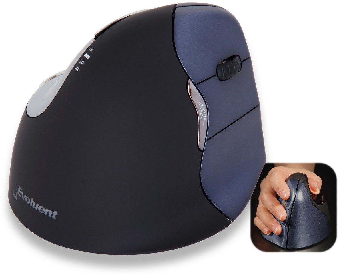 Wireless Evoluent Vertical Mouse 4 (Ergonomic, Right-Handed) [VM4RW]