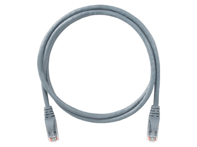 3M Modelo: VOL-6UPB-L1-DG  Cable de parcheo UTP, PVC, RJ45RJ45, Cat.6, cable y liberador de tensión color Gris, 1 mt.