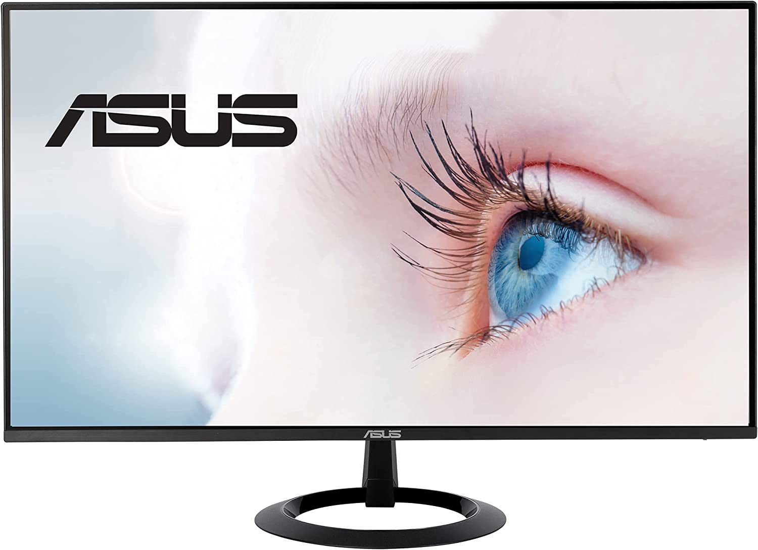 Asus Monitor Eye Care VZ27EHE: 27 Pulgadas Full HD (1920 x 1080), IPS, 75 Hz, Adaptive-Sync/FreeSync™, HDMI, luz Azul Baja, sin Parpadeo, ultradelgado