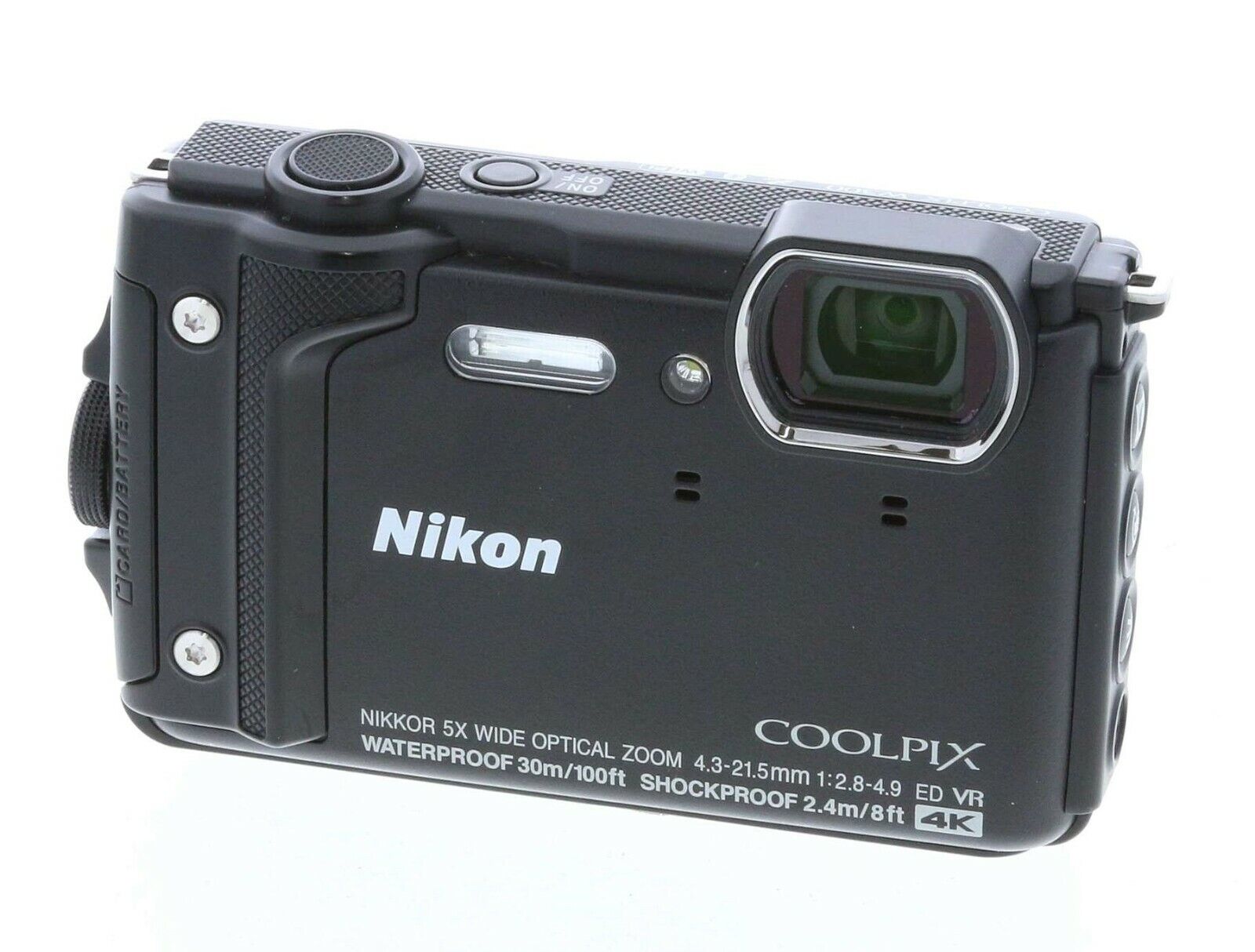 Cámara digital Nikon modelo COOLPIX W300 BK 2019 negra impermeable W300BK