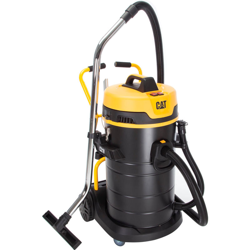 Cat® C21V Stainless Steel HEPA Wet/Dry Vacuum, 21 Gallon Cap.