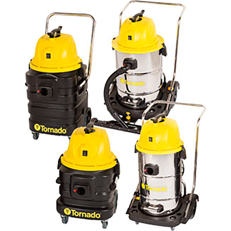 Tornado® TaskForce 20 Trot-Mop Wet/Dry Vacuum, Black