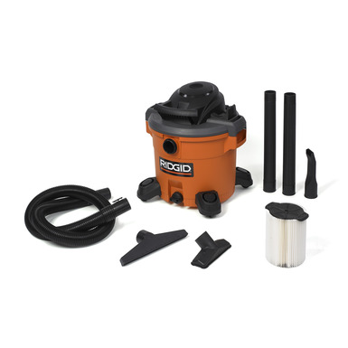 ASPIRADORA RIDGID PROFESIONAL 5HP 12GALONES PARA SOLIDOS Y LIQUIDOS RIDGID WD127