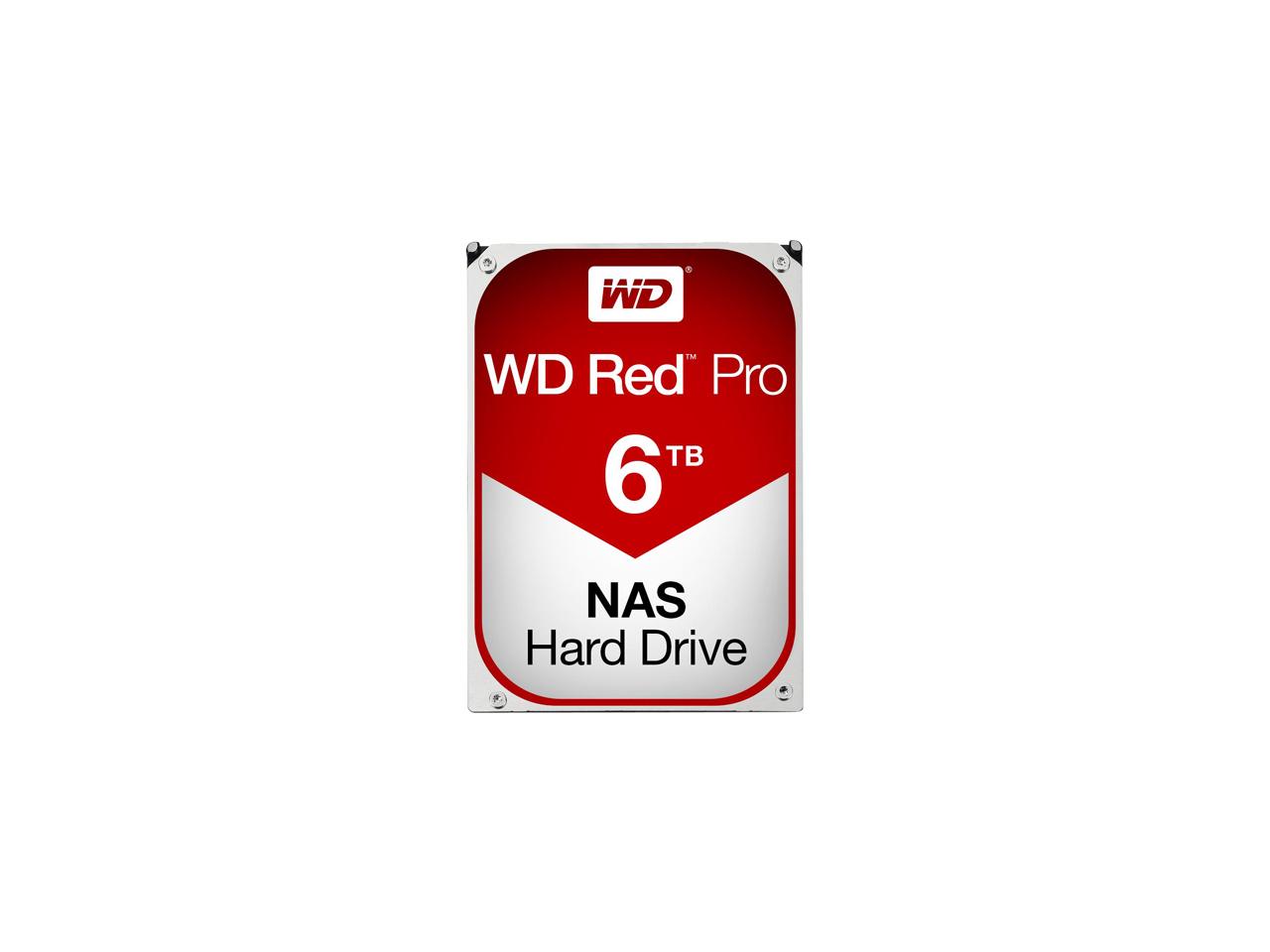 WESTERN DIGITAL RED PRO 6TB NAS HARD DISK DRIVE - 7200 RPM CLASS SATA 6Gb/s 128MB CACHE 3.5 INCH - WD6001FFWX