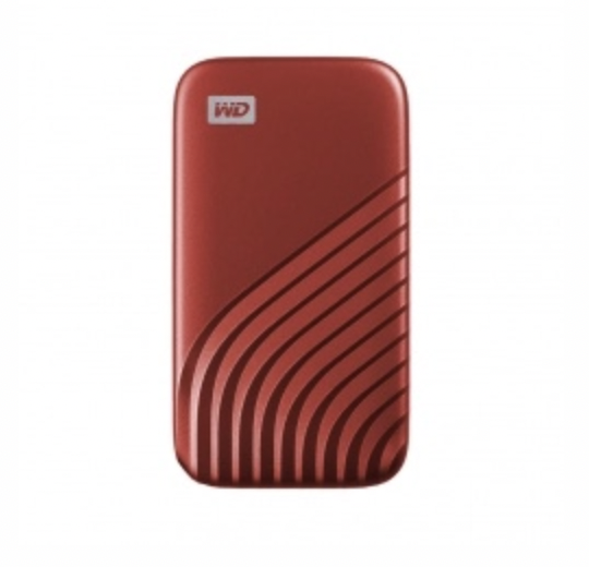 SSD Externo Western Digital WD My Passport, 1TB, USB 3.2, Rojo