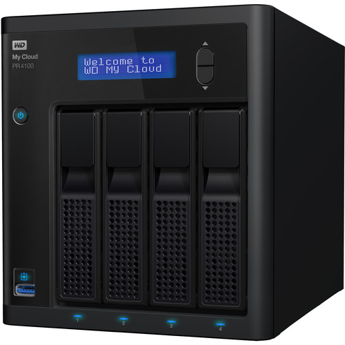 WD My Cloud Pro Series 56TB PR4100 4-Bay NAS Server (4 x 14TB)