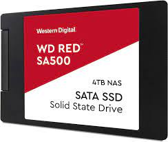 WESTERN DIGITAL 4TB WD RED SA500 NAS 3D NAND SSD INTERNO - SATA III 6 GB/S, 2.5/7MM, HASTA 560 MB/S  WDS400T1R0A